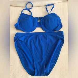 BALTEX MAILOT TWO PIECE BATHING SUIT NWOT